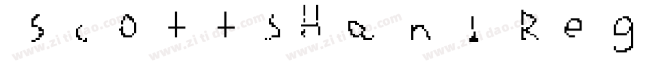 ScottsHand Regular字体转换